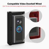 RIOVO Adjustable 30 to 55 Degree Doorbell Angle Mount Compatible with Ring/Blink Video Doorbell/Battery Doorbell, Replacement Angle Adjustment Adapter Mounting Bracket Wedge Kit