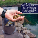Natural Waterscapes Game Fish Food Variety | Pond and Lake Fish Food Pellets | 22 lb Bag | Feed to Bass, Bluegill, Trout, Catfish, tilapia | Floating Pellets