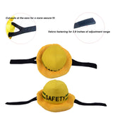 Dog Construction Costume for Medium Dog Helmet and Service Dog Vest Cute Outdoor Workers hat for pet Halloween Architect ostume