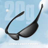LINVO Polarized Sports Sunglasses for Men Women,Ultralight Wrap Around UV400 Protection Sun Glasses for Driving Fishing