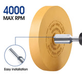 Shawya Decal Remover Eraser Wheel Rubber Eraser Wheel Adhesive Remover Wheel for Cars Sticker Remover Tool Removes Pinstripe Stripe Vinyl Tape and Graphic