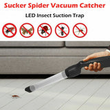 Vacuum Bug Catcher Spider and Insect Traps Catcher with USB Rechargeable Bug Pest Control for Adults and Kids Insects Handheld LED Flashlight for Stink Bug,Beetle,Pest Suction Trap