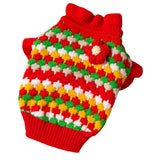 Cute Tulip Flower Sweater Winter Dog Sweater Puppy Coat Thick Dog Clothes for Small Medium Dogs Boy Girl