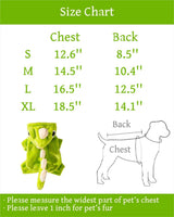 HEY POINT Flannel Cat Costume Warm Dog Hoodie Cute Dinosaur Kitten Clothing Winter Puppy Clothes Soft Pet Hoodie Pet Clothes for Small Cats Dogs Rabbits (Green, S)
