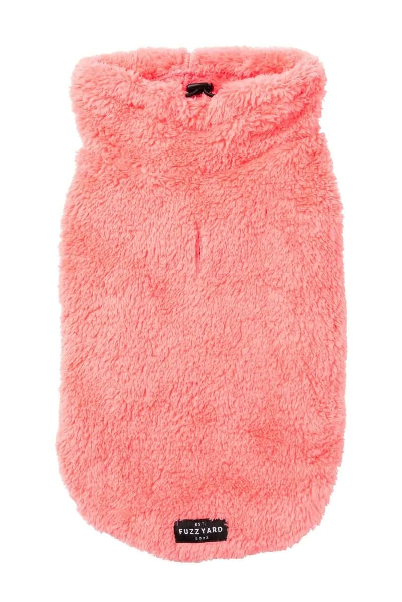 FuzzYard Turtle Teddy Super Soft Sweater Turtle Neck for Dogs with Drawstring (Peach, Size 2)