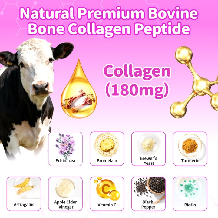 POPPAW Liquid Collagen for Dogs Skin Comfort & Calming, Dog Itch Relief & Anti-Scratching & Coat Supplement with Biotin for Skin Barrier & Sensitive Immune Health Support - Chicken Flavor, 2 FL.Oz