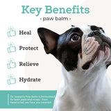 Dr. Joseph's VetPro Complete Dog Paw Balm for All Dogs and Cats, Natural Protection and Soother for Dry Pads and Noses, Vet Formulated Paw Butter and Dog Foot Cream, Nose Balm and Feet Protection
