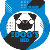 The Dog’s Bed Replacement Outer Cover, Oxford Fabric, Blue with Red Trim US Center Flag, Medium, 4-Inch
