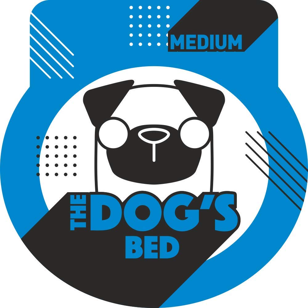 The Dog’s Bed Utility Waterproof Dog Bed for Medium Dogs, Grey - Washable Durable Indoor Outdoor Dog Bed, Tough Oxford Fabric, Removable Cover, Crate Car Kennel Travel Bed