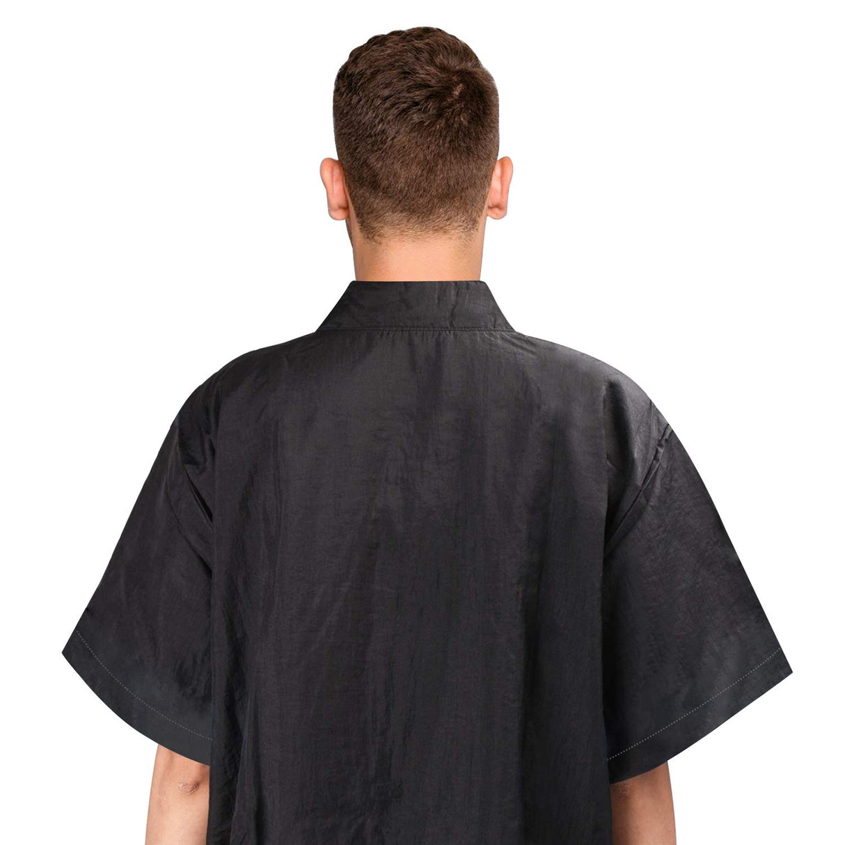 Noverlife Pet Grooming Jacket with Full Zipper, L Size, Anti-Static Smock for Dog Cat Beauty, Water Resistant Barber Apron Jacket for Hair Salon, Cosmetology Uniforms for Men and Women
