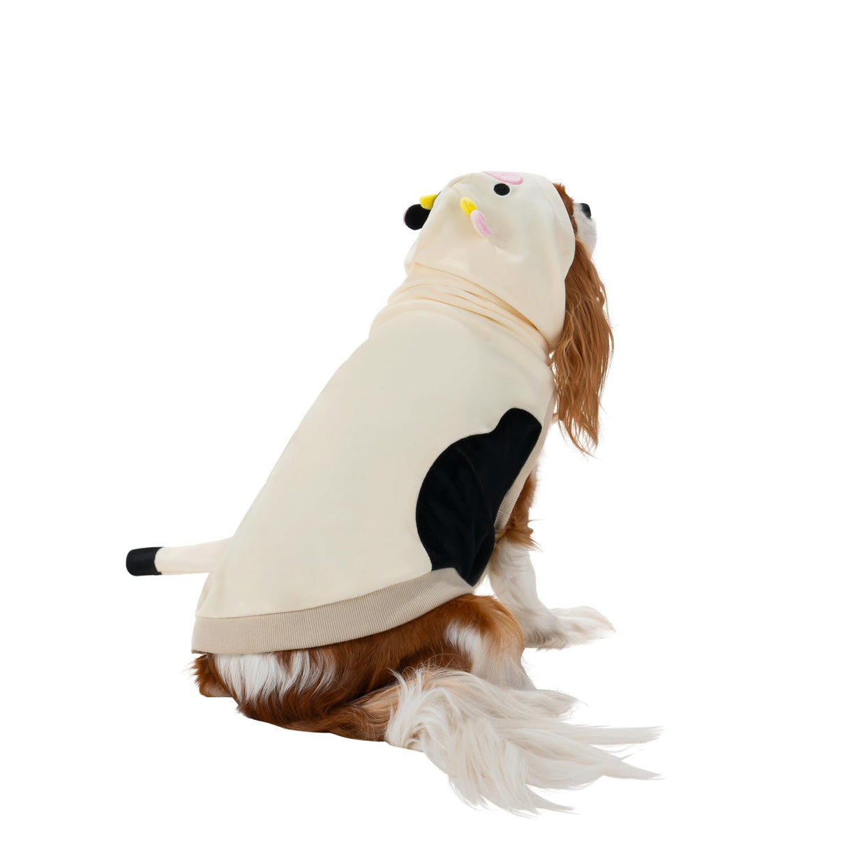Squishmallows Original Connor The Cow Pet Hoodie - Ultrasoft Official Jazwares Pets Apparel (Large) Multicolor