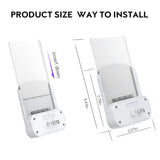 LFSYS UV Light Fly Trap - Indoor Fruit Fly Traps for Indoors - Plug-in Bug Light Trap for Houseflies, Gnats - Odorless, Mess-Free Fly Trap Indoor (1 Device +15 Glue Boards)