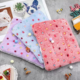 Jetec 3 Pcs Bunny Guinea Pig Beds Soft Bunny Mats Warm Guinea Pig Mat Small Animal Winter Bed Pads Fleece Sleeping Pads for Indoor Rabbit Hamster Squirrel Hedgehog Chinchilla Ferret(Dots)