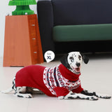 IECOii Extra Large Dog Sweater,Turtleneck Dog Sweater Larged Size Dogs,5XL Big Pet Christmas Knitwear Winter Clothes for Cold Weather,Girl and Boy Knit Sweatshirt for Great Dane,XXXXX-Large