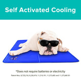 Arf Pets Cooling Mat for Dogs - Gel Self-Cooling Pad for Beds, Kennels & Crates | Durable, Non-Toxic, Pressure-Activated Relief | No Water, Electricity, Batteries or Refrigeration Needed, 20" x 30"