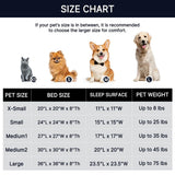 WESTERN HOME WH Calming Dog Bed & Cat Bed, Anti-Anxiety Donut Dog Cuddler Bed, Warming Cozy Soft Dog Round Bed, Dog Cat Cushion Bed for Small Medium Dogs and Cats