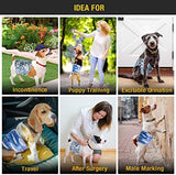 Dono Dog Diapers Male Disposable Male Dog Wraps, 24 Count Wider Doggie Puppy Diapers Male Belly Bands, Super Absorbent, Leak-Proof Fit, Excitable Urination, Incontinence, S