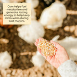 Scratch and Peck Cracked Corn Chicken, Duck and Livestock Supplemental Grain - 8 lbs Bag - 7.5% Protein, Certified Organic and Non-GMO Project Verified Chicken Food