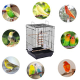 Yaheetech Open Play Top Travel Bird Cage for Conure Sun Parakeet Green Cheek Conure Lovebird Budgie Finch Canary, Small-Size Travel Portable