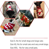 NACOCO Thick Snowman Dog & Cat Sweater - Xmas, New Year, Christmas Pet Clothes (Small, Thick Snowman)