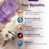 iHeartDogs 3-in-1 Probiotic for Dogs with Pumpkin for Improved Digestion & Gut Health - Dog Probiotics and Digestive Enzymes, 90 Count