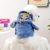 Puppy Donkey Costume Dog Fleece Coats Cozy Warm Winter Small Dogs Cats Halloween Clothes Doggie Kitten Lightweight Cold Weather Jackets Chihuahua Yorkie Dachshund Bulldog Christmas Birthday Outfit