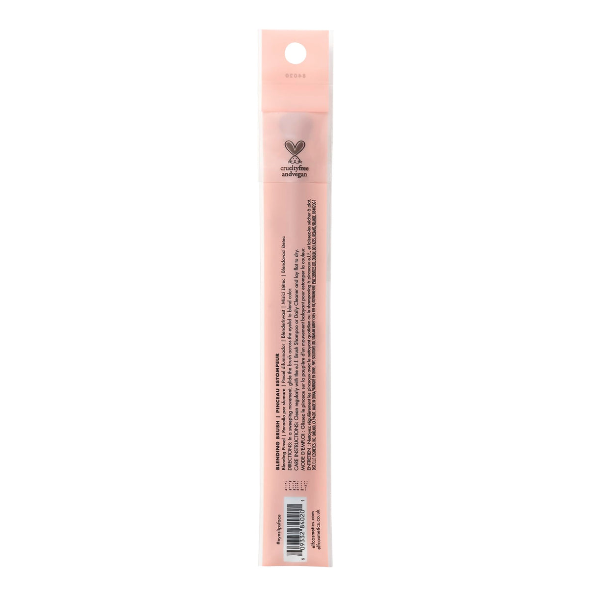 Eyeshadow "C" Brush, Curved Eyeshadow Brush For Blending & Diffusing, Helps Create The Perfect Smoky Eye, Vegan & Cruelty-Free