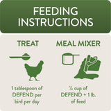 FlockLeader Defend, Functional Poultry Treats for Immune Support, 3.5 lb