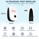 Ultrasonic Pest Repeller 10 Pack,Mosquito Repellent Plug in Pest Control Mice Repellent to Repel Flies,Spiders,Rodent,Ant,Indoor Cockroach Repellent for Home,Office,School,Safe for Adults Kids