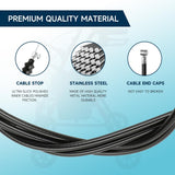 FVRITO 2 Pack 41'' Rollator Brake Cable Replacement for Drive Mobility Rolling Walker Medline Transport Knee Scooter Folding Wheelchair, Brake Cables for Most Walker Seniors Medical Accessories Parts