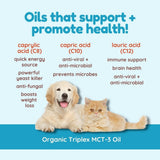 CocoTherapy Triplex MCT-3 Oil, Non-GMO, 100% Pure and Natural, 8 oz.
