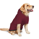 Custom Dog Hoodie Set with Name Photo,Personalized Pet Warm Sweater Hoodie for Medium Large Dogs & Cat Puppy Garnett S