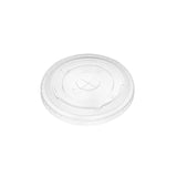 Karat C-KCL90 90mm Diameter Within Rim PET Flat Lid, Fits 12 oz - 22 oz Paper Cold Cups (Pack of 1000)
