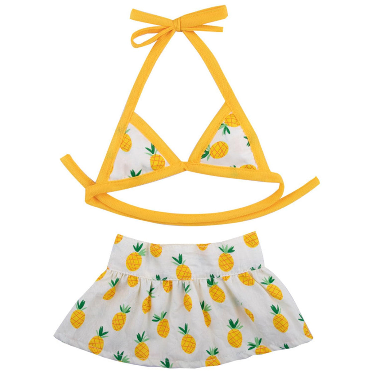 Dog Bikini Swimsuit Summer Puppy Bathing Dress Beach Clothes Cat Costume for Puppy Dog Cat Pineapple S