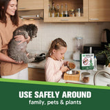 Ant Repellent Indoor Pet Safe, Ant Repellent Outdoor, Get Rid of Ant, Keeps Ants Away, Ant Deterrent for Home, Protects up to 120 sq ft, Natural Ingredients, People/Pet/Plant Friendly- 4P