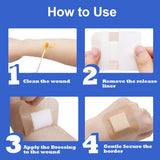 Niceful 20 Packs Silicone Foam Dressing Gentle Border 2x2in, HSA FSA Eligible, Absorbent Silicone Bandages for Wounds, Waterproof Bed Sore Bandages Wound Dressing