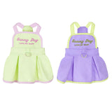 2 Pieces Dog Dresses Puppy Luxury Princess Dress Sunny Day Clothes Wedding Evening Summer Suspender Dress Skirt Doggie Dress for Small Dog Girl L