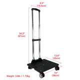 Mr. Peanut's Spinner Wheelbase Luggage Cart, Adding Rolling Functionality to Bags & Pet Carriers