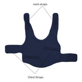 cattamao Comfort Dog Anxiety Relief Coat, Dog Anxiety Calming Vest Wrap for Thunderstorm,Travel,4th of July Fireworks,Vet Visits,Separation Anxiety Relief for Dogs (XL,Navy)