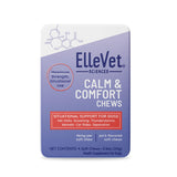 ElleVet Calming Chews for Dogs – Situational Stress Support – Calm & Comfort for Separation, Fireworks, Vet Visits & Storms – Made in USA – 4-Ct Tin