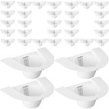 TrelaCo 100 Pcs Urine Hats for Toilets Stool Sample Collection Kit Urine Collection Hat Urine Collector Specimen Cups Pee Urine Sample Cup Containers for Women and The Elderly, 27oz/ 800cc