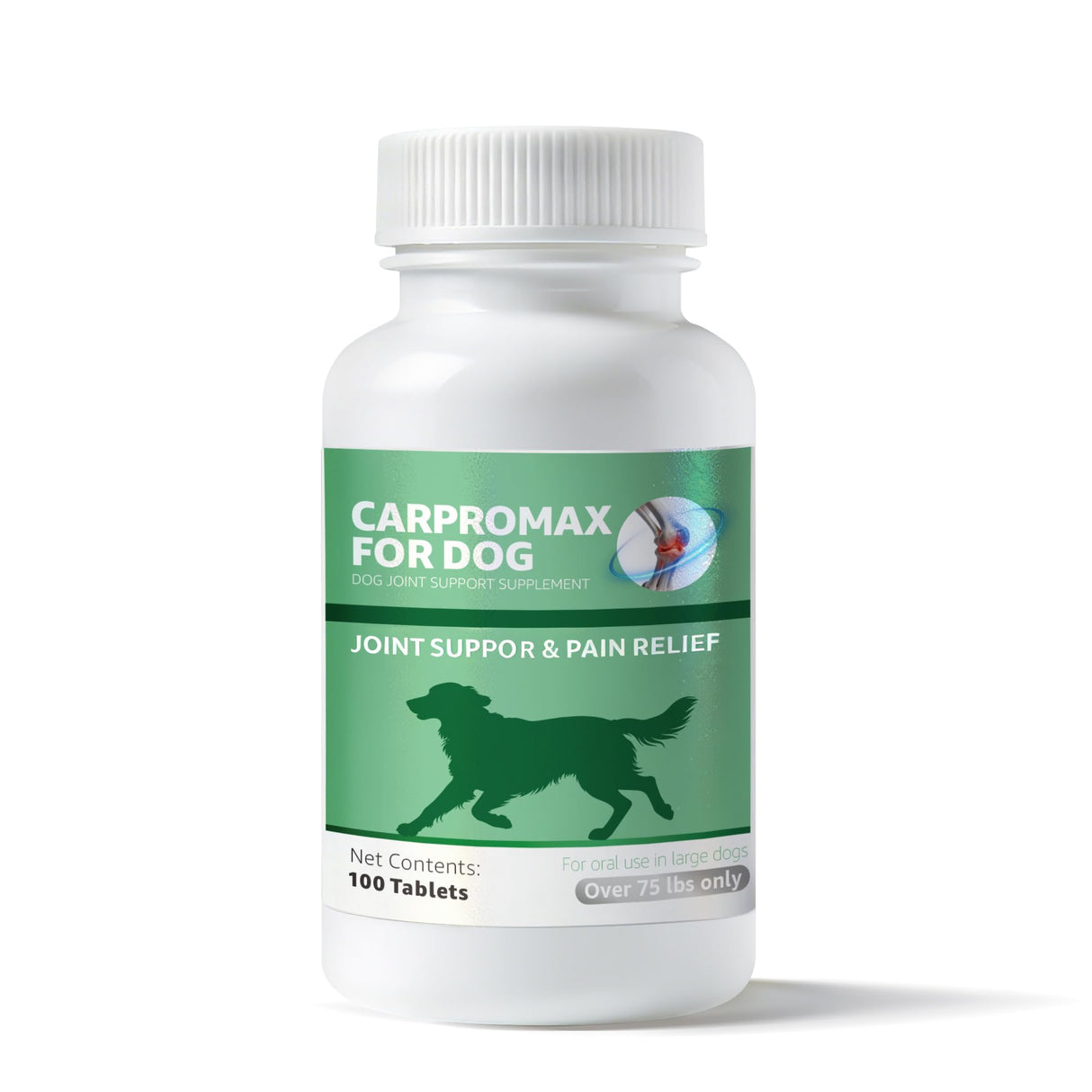 Carpromax for Large Dogs Pain Relief, Joint Support & Mobility for Senior Dogs, 100mg, 100 Tablets
