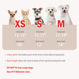 PUPTECK Cute Dog Dress with Bowknot and Leash Ring, Soft Breathable Dog Clothes Puppy Princess Girl Outfit, Pet Apparel Costume for Small Medium Sized Dogs, Pink Strawberry XS