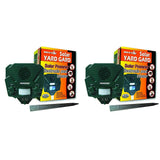 Bird-X Solar Yard Gard Electronic Animal Repeller Keeps unwanted pests Out of Your Yard with ultrasonic Sound-Waves (Pack of 2)