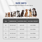 FURTIME Orthopedic Dog Bed for Extra Large Dogs - XL Plus Washable Dog Sofa Beds, Supportive Foam Pet Couch Bed with Removable Washable Cover, Waterproof Lining and Nonskid Bottom, Khaki