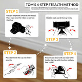 Tougher Than Tom Sure-Catch Rat Trap (2-Pack) - Heavy Duty & Quick-Kill Power - Easy to Set with No-Touch Disposal Design Mouse Trap - Reusable Indoor & Outdoor Rodent Trap