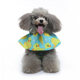 IOICYBF Dog Raincoat Hooded, Reflective Dog Slicker Poncho Adjustable Waterproof Lightweight Rain Jacket for Dogs,Duck,XXL