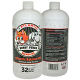 32 oz Salmon Oil for Dogs & Cat's, 100% Pure Atlantic Salmon Oil, Supplemental Fish Oil for Healthy Dog's Coats, Omega 3 Dog Fish Oil Liquid for Coats and Itchy Dry Skin, Helps with HIPS & Joints.