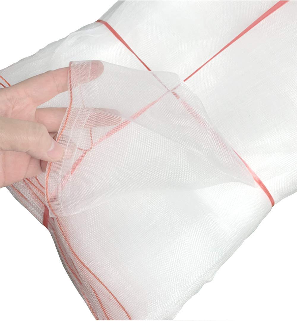Feitore 100 Pcs Fruit Protection Bags, 10"x6" Insects Mosquito Bug Net Barrier Bag Garden Plant Flower Fruit Protect Bag Mesh Netting Bags from Birds Squirrels Insect Pest