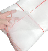 Feitore 100 Pcs Fruit Protection Bags, 10"x6" Insects Mosquito Bug Net Barrier Bag Garden Plant Flower Fruit Protect Bag Mesh Netting Bags from Birds Squirrels Insect Pest
